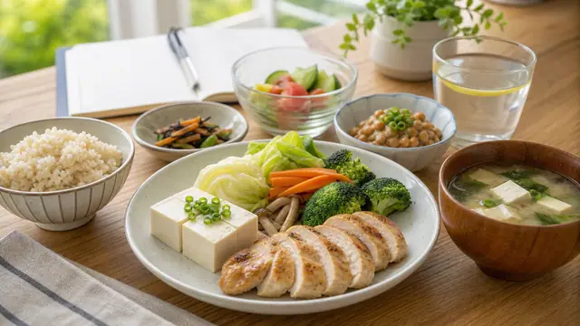 飲み会や外食の翌日にPFCを整える食事イメージ