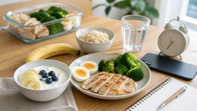 寝不足で食欲が乱れる日のPFC調整に使う食事イメージ