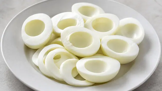 ゆで卵白のPFC解説で使う食材イメージ