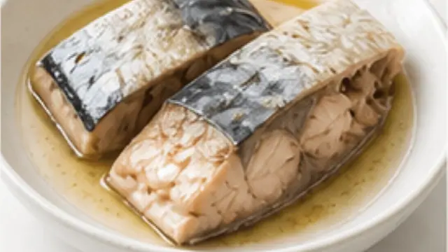 サバ缶のPFC解説で使う食材イメージ