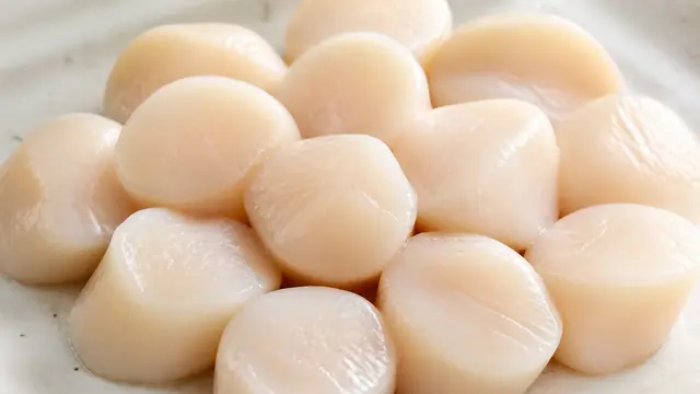 ほたて貝柱のPFC解説で使う食材イメージ