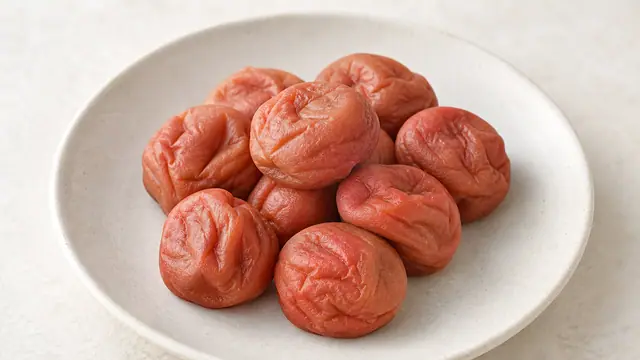 梅干しのPFC解説で使う塩漬梅干しの食材イメージ