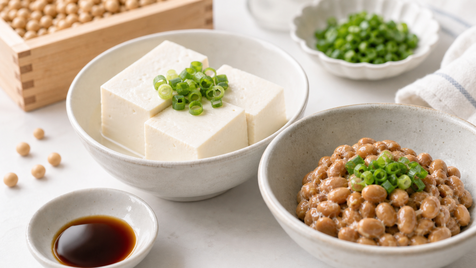 豆腐のPFC解説で使う食材イメージ